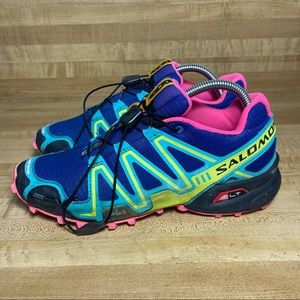 Salomon | Shoes | Salomon Speedcross 3 Trail Running Shoes Ortholite 28652  Womens 9 Blue Green | Poshmark